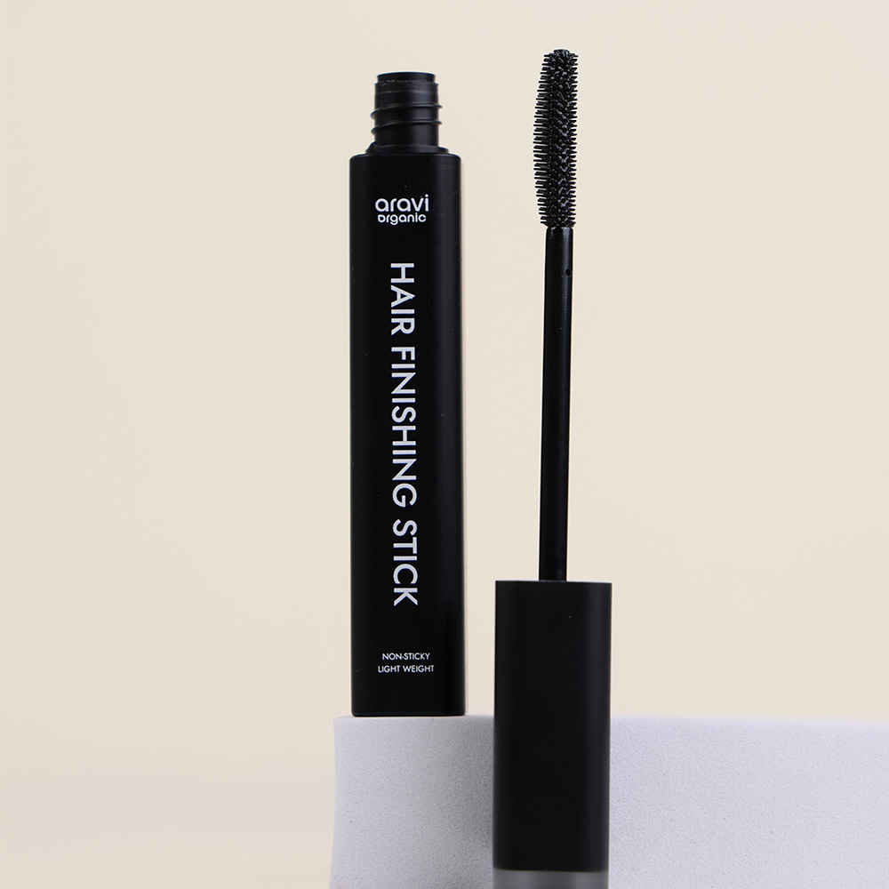 Buy Aravi Organic Hair Finishing Stick | Flyaway & Baby Hair Fixer | Non-Greasy, Non-Sticky, Lightweight | Creates Clean, Polished Look | Suitable for Women & Men | Ideal for All Hair Types – 15 ml - Purplle