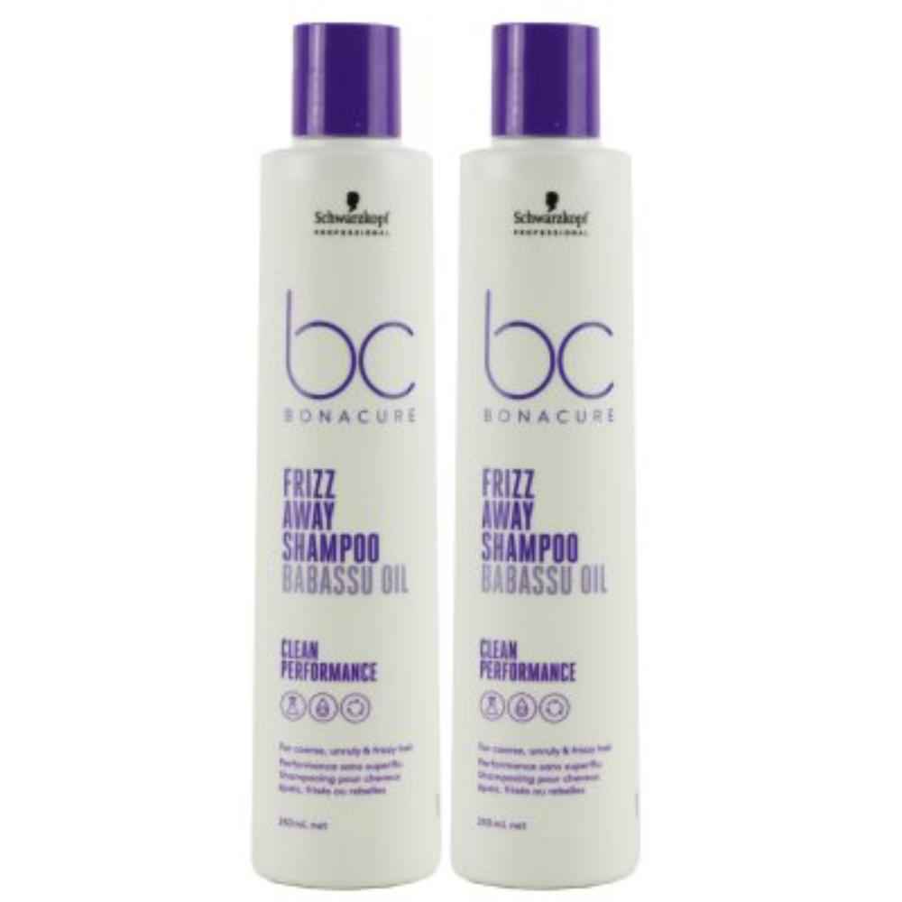 Buy Schwarzkopf Professional Bonacure Frizz Away Shampoo Pack Of 2 (250ml + 250ml) - Purplle