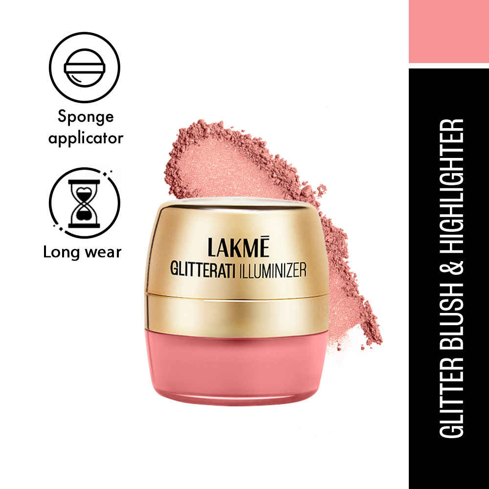 Buy Lakme Ultimate Glam Face Luminizer Rose 4 gm - Purplle