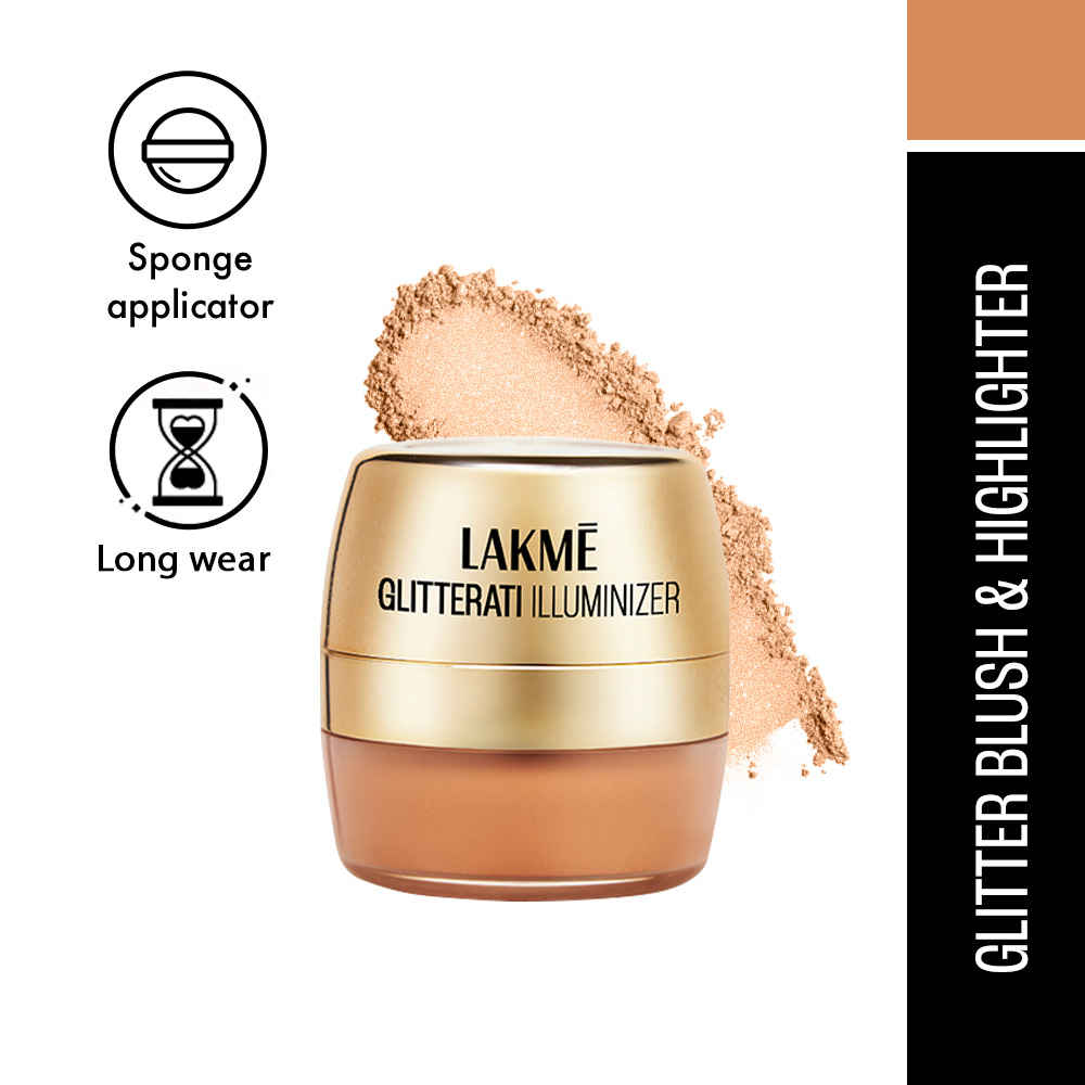 Buy Lakme Ultimate Glam Face Luminizer Sun Kissed 4 gm - Purplle