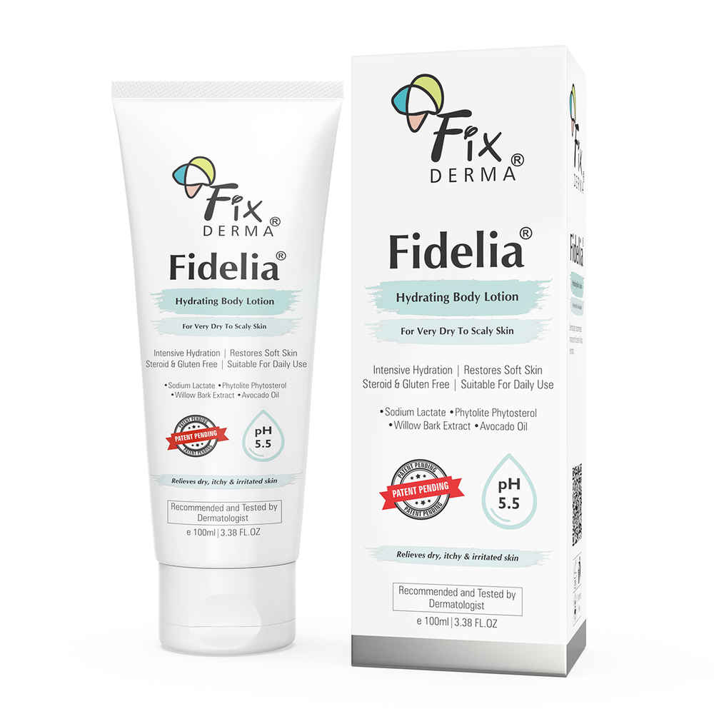 Buy Fixderma Fidelia Hydrating Body Lotion | Moisturizer for face & Body | Body lotion for Winter | Body lotion for Women & Men | Body Lotion for Very dry to Scaly skin with Avocado oil - 100 ml - Purplle