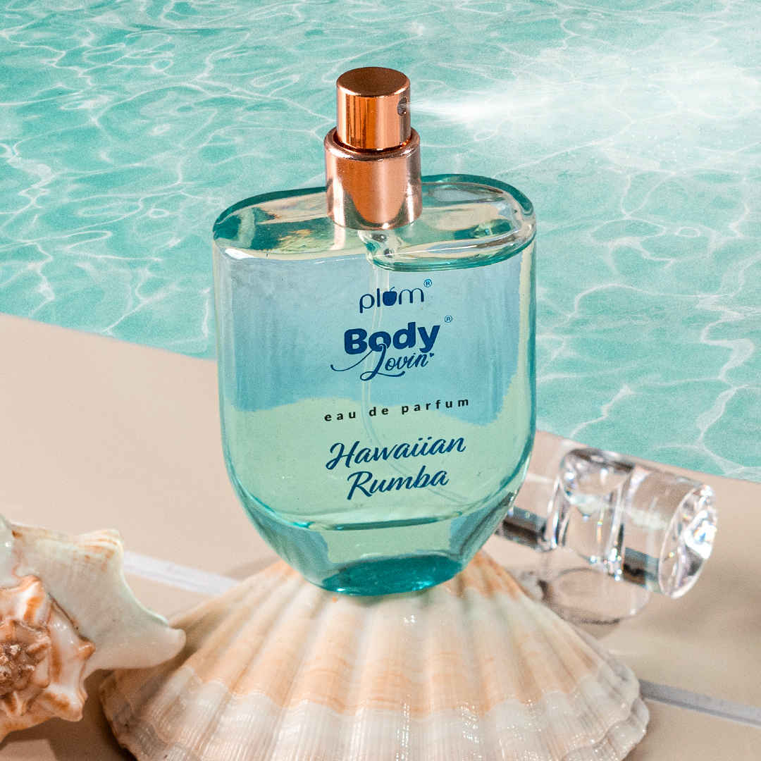 Buy Plum BodyLovin' Hawaiian Rumba Eau De Parfum | Long Lasting & Luxurious Fresh Beachy Fragrance | Luxury Perfume For Women |Mandarin, Vanilla & Gardenia Notes | Travel-Friendly (50 ml) - Purplle