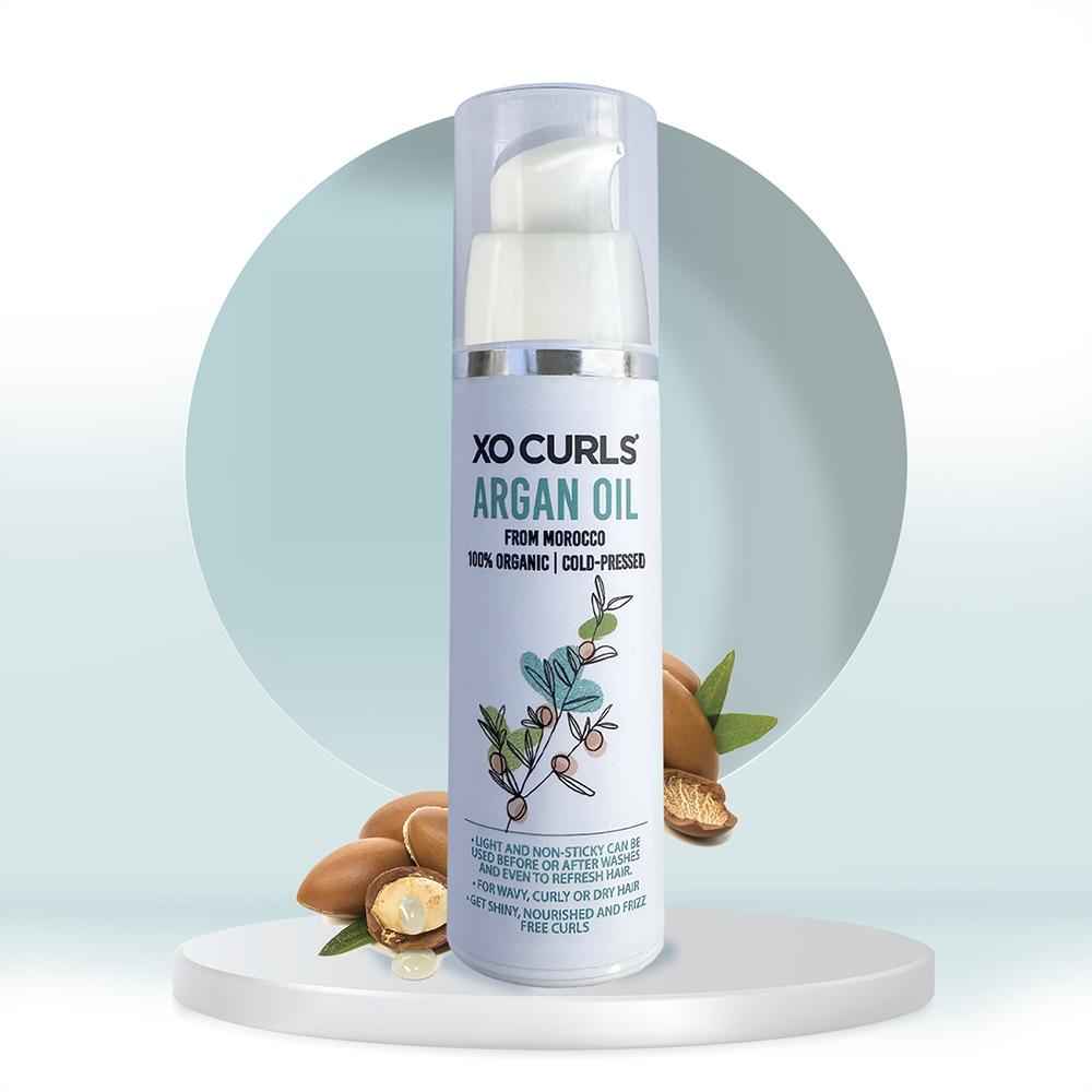 Buy Xo Curls 100% pure Organic Argan Oil, Cold-Pressed 30 ml - Purplle