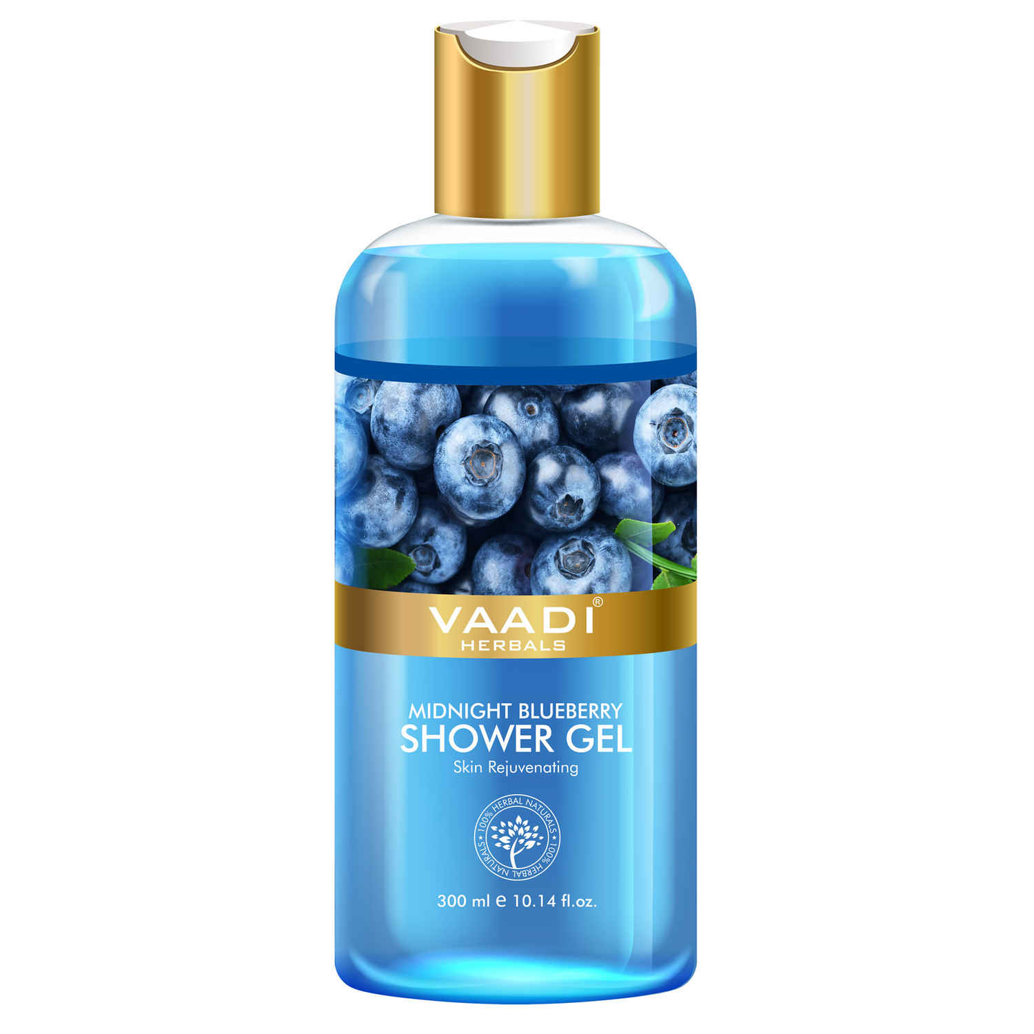 Buy Vaadi Herbals Midnight Blueberry Shower Gel (300 ml) - Purplle