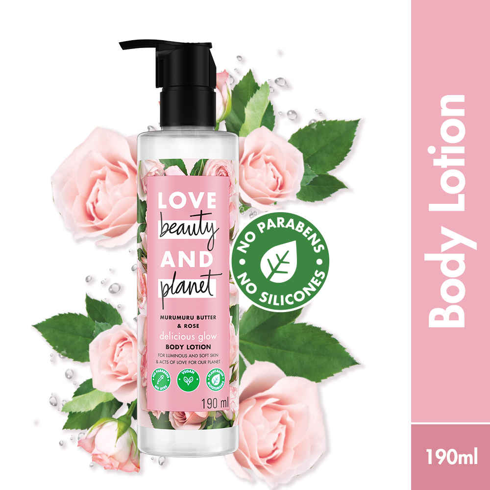 Buy Love Beauty Planet Murumuru Butter & Rose Body Lotion (190 ml) - Purplle