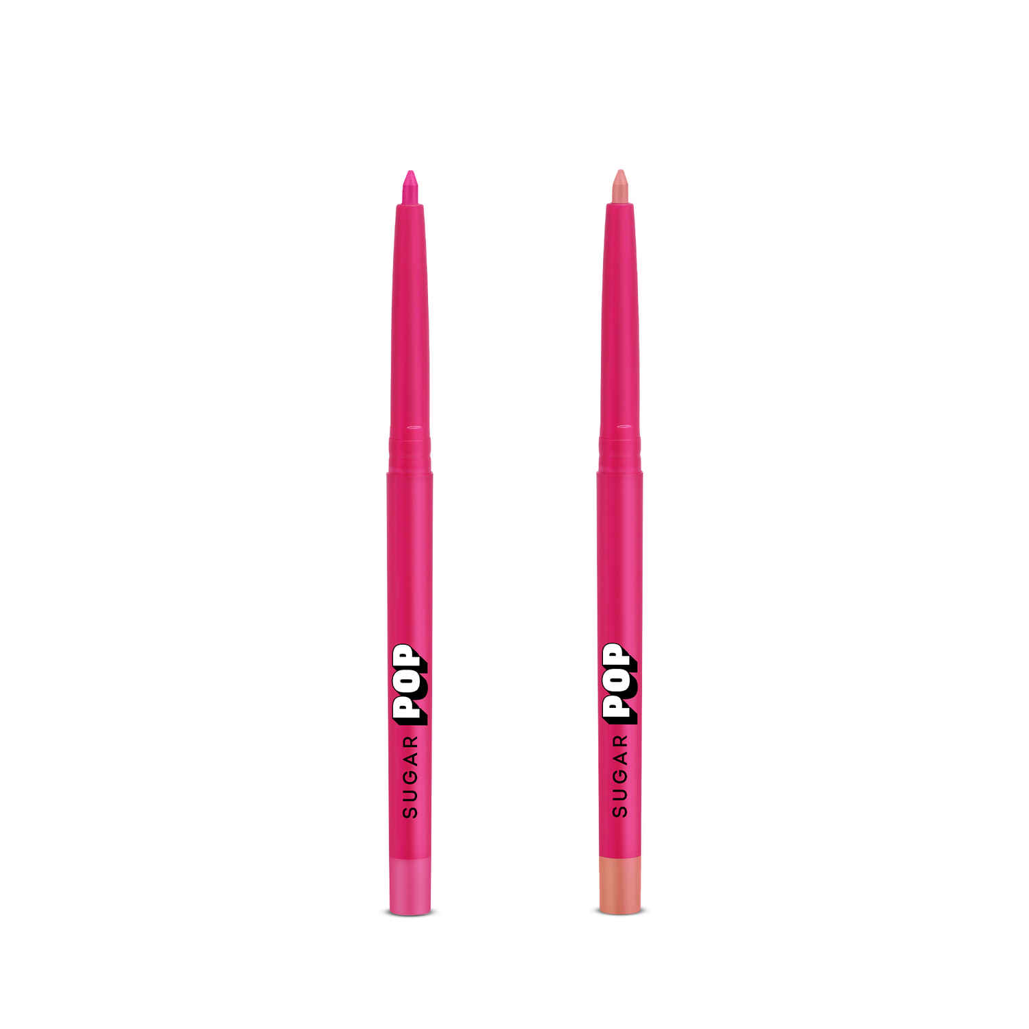 Buy SUGAR POP Lip Essentials - Velvet Lip Liner 02 Pink Wave & Velvet Matte Lip Liner 03 Beige Vibes - 0.27 gms & x 2 - Set of 2 - Purplle