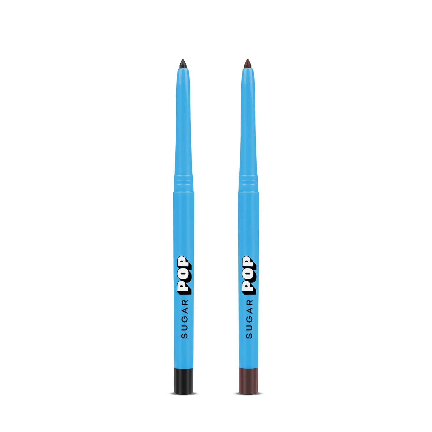 Buy SUGAR POP Eye Essentials - Longwear Kajal 01 Black & Longwear Kajal 03 Brown - 0.30 gms x 2 - Set of 2 - Purplle