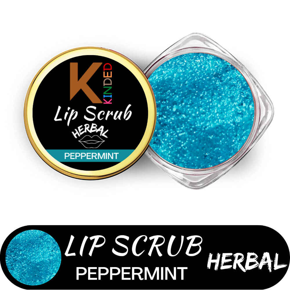 Buy KINDED Lip Scrub Herbal Exfoliator for Men Women (10 gm, Peppermint) - Purplle