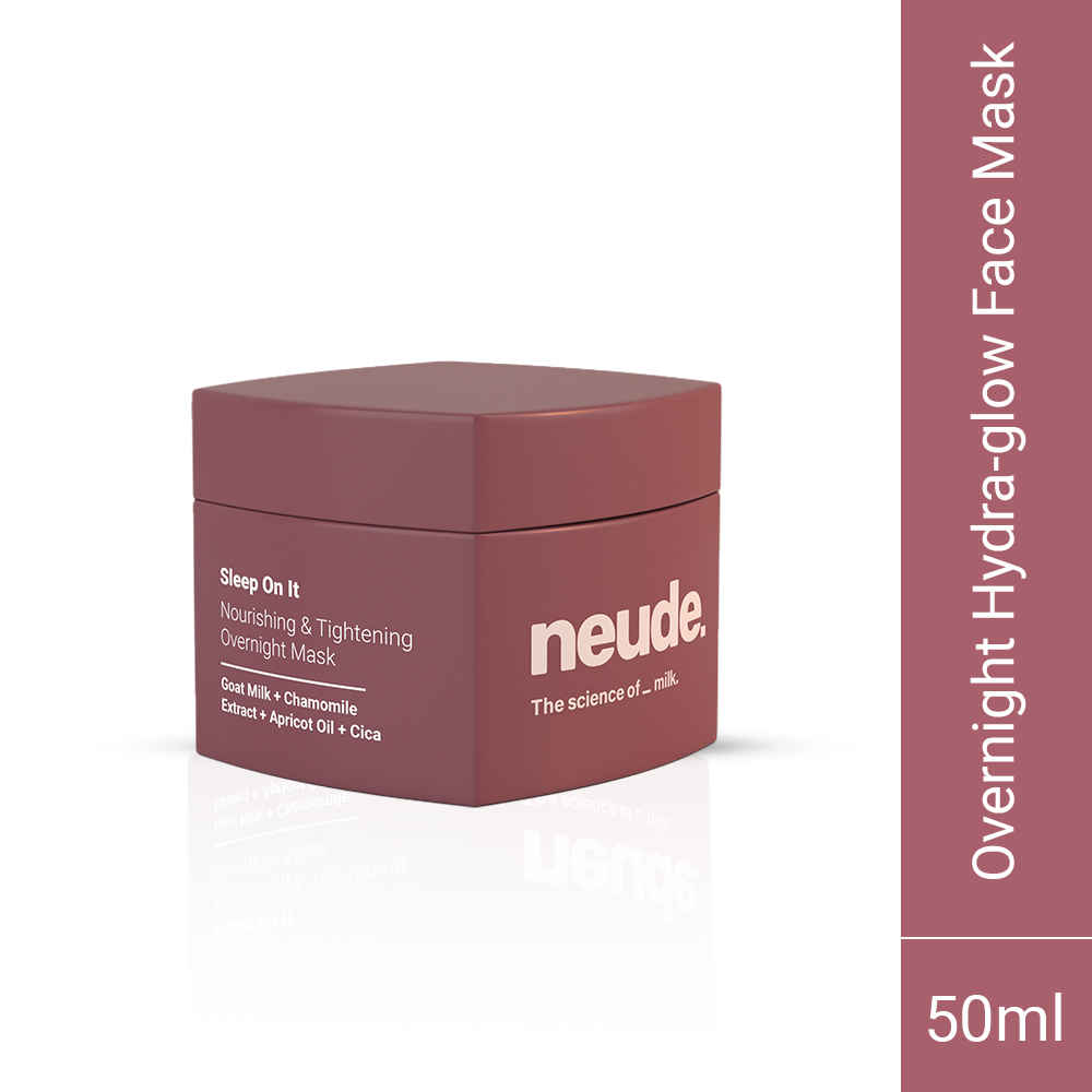 Buy Neude Skin Overnight Sleeping Face Mask with Niacinamide and Cica Gel (Gotu Kola) 50 ml - Sleep On It - Purplle