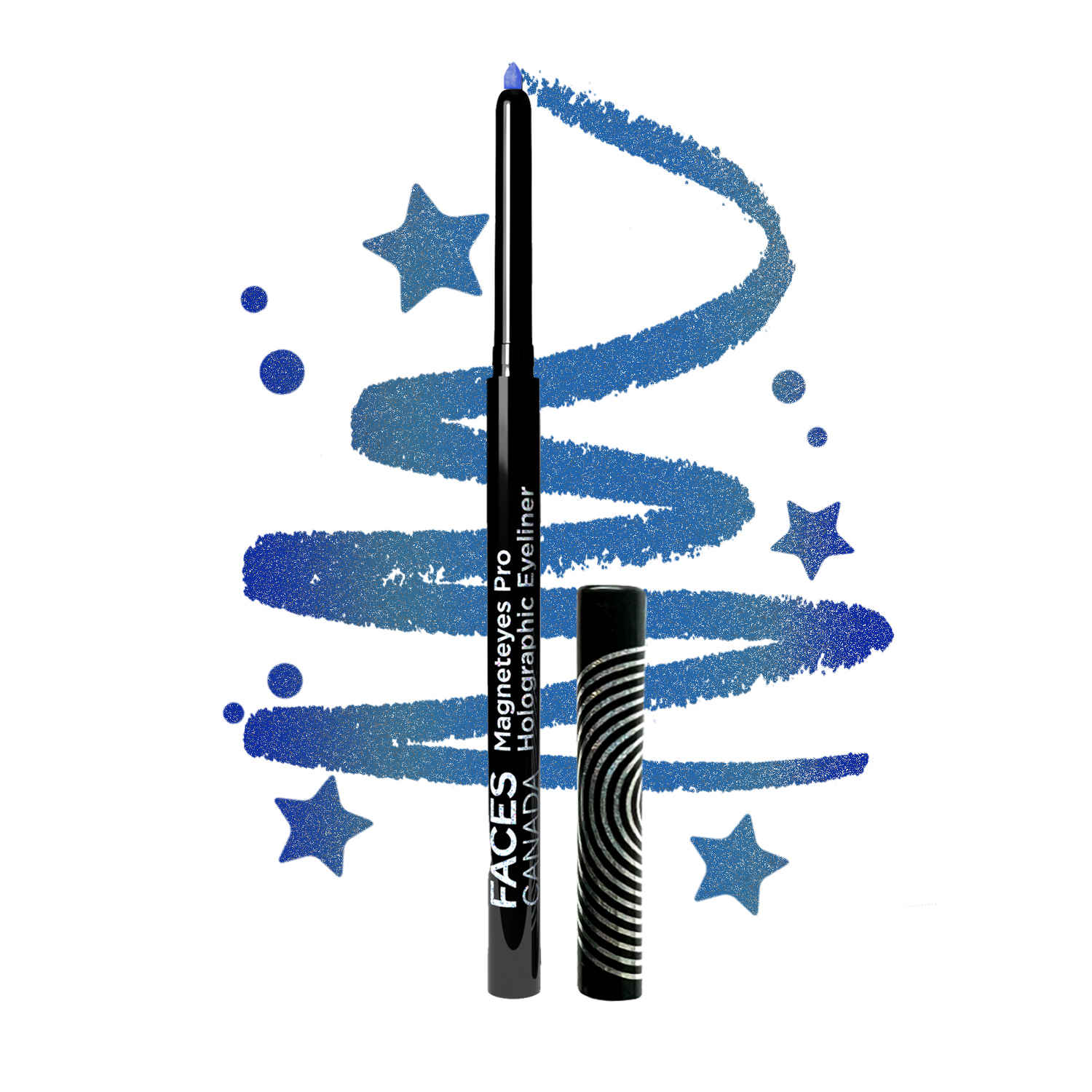 Buy FACES CANADA Magneteyes Pro Holographic Eyeliner - Peacock Dance 02, 0.25 gm | Multichrome / Duochrome Eyeliner | Metallic & Shimmer Finish | Longlasting | Waterproof & Smudgeproof - Purplle