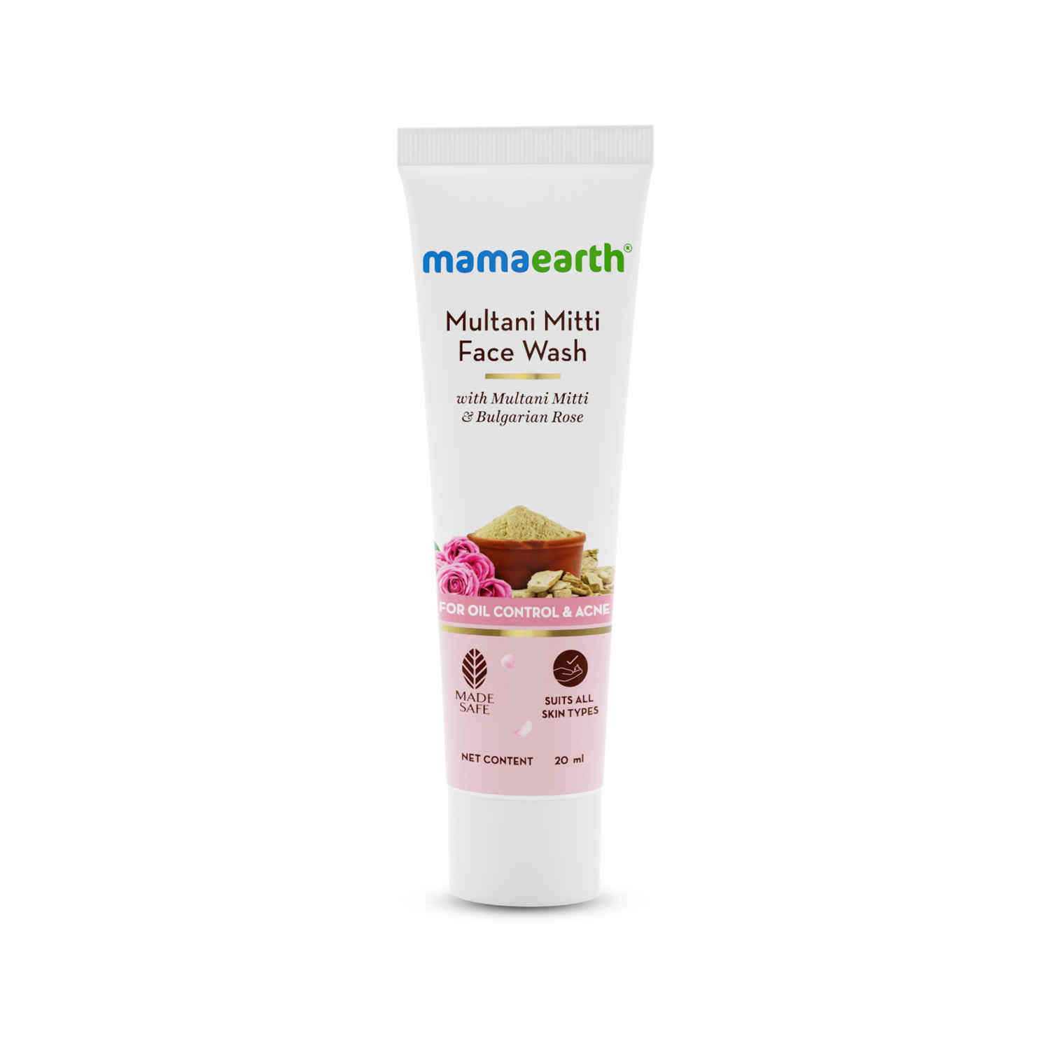 Buy Mamaearth Multani Mitti Face Wash - Purplle