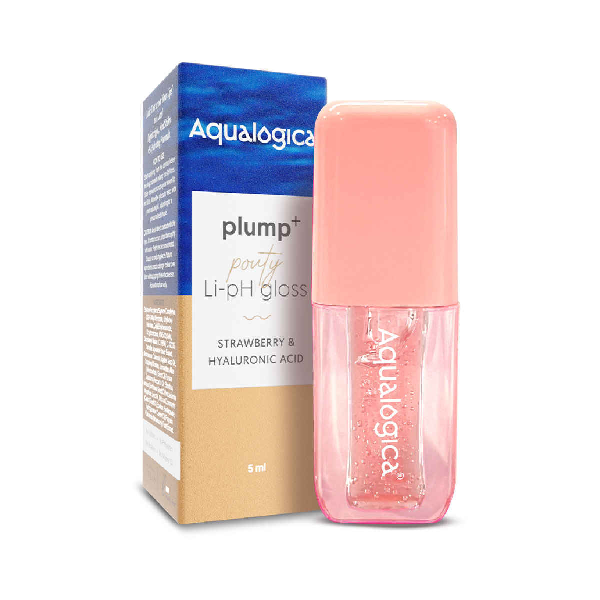 Buy Aqualogica Plump+ Pouty Li-PH Gloss - Peach Vanilla 5 ml - Purplle