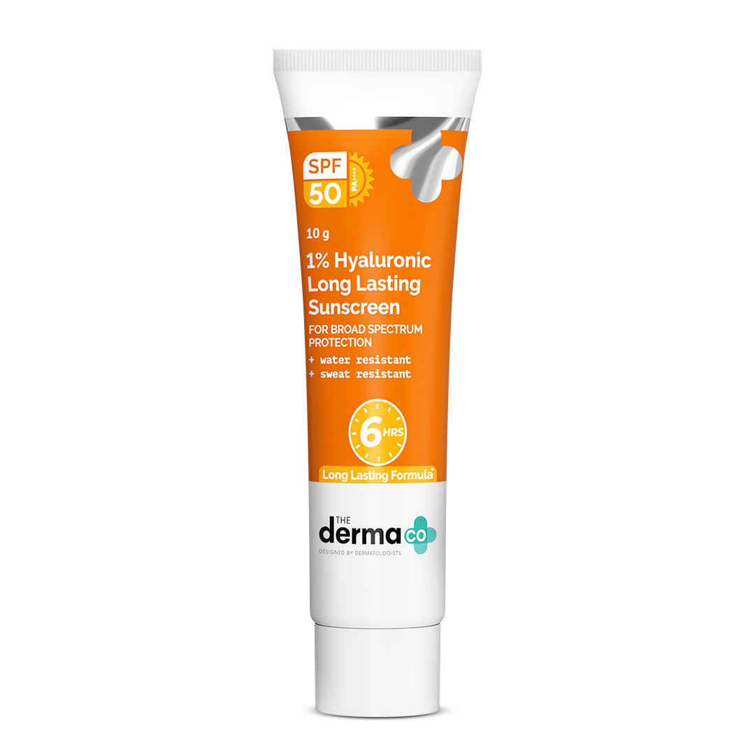 Buy The Derma Co. 1% Hyaluronic Long Lasting Sunscreen 10 gm - Purplle