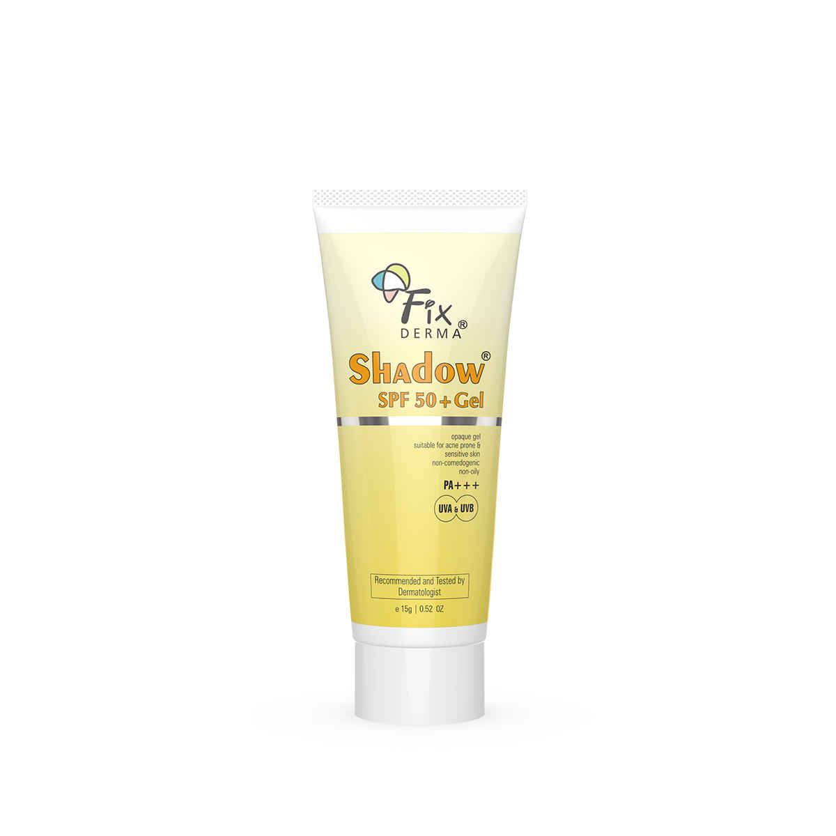Buy Fixderma Shadow Sunscreen SPF 50+ Gel PA+++ For Oily Skin, Body & Face, Broad Spectrum For Uva & Uvb Protection For Unisex, Non Greasy & Water Resistant, 15g (Pack of 1) - Purplle