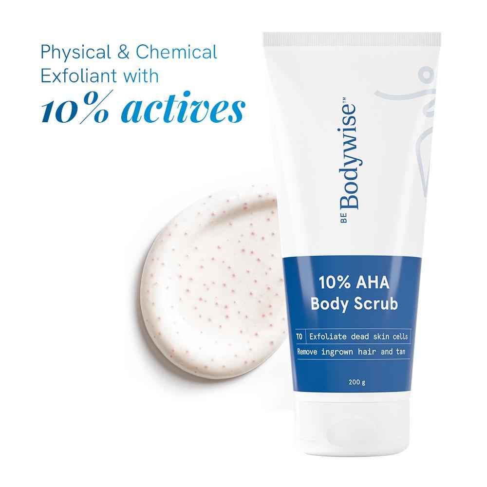 Buy Be Bodywise 10% AHA Body Scrub - 200 gm - Purplle