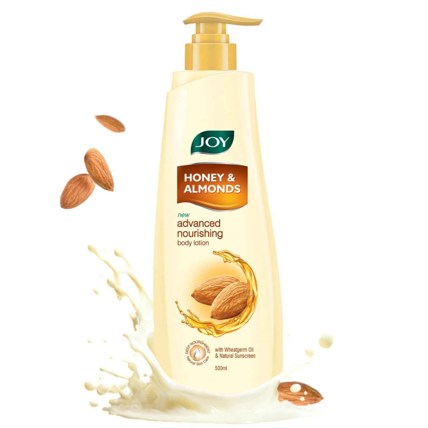 Buy Joy Honey & Almonds Advanced Nourishing Body Lotion, For Normal to Dry skin 500 ml - Purplle