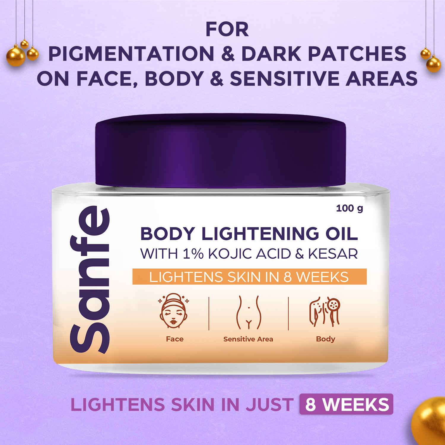 Buy Sanfe Instant Glow Body oil gel | Instant Glow & Multivitamin Enriched For Even Tone Skin | Lightweight Moisturizing Body Oil | 24 Hrs Long-Lasting Radiance - 200ml - Purplle