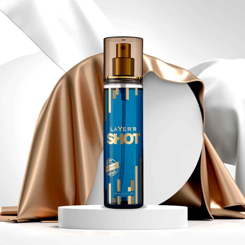 Buy Layerr Shot Perfume for Men - GOLD PASSION 135 ml - Purplle