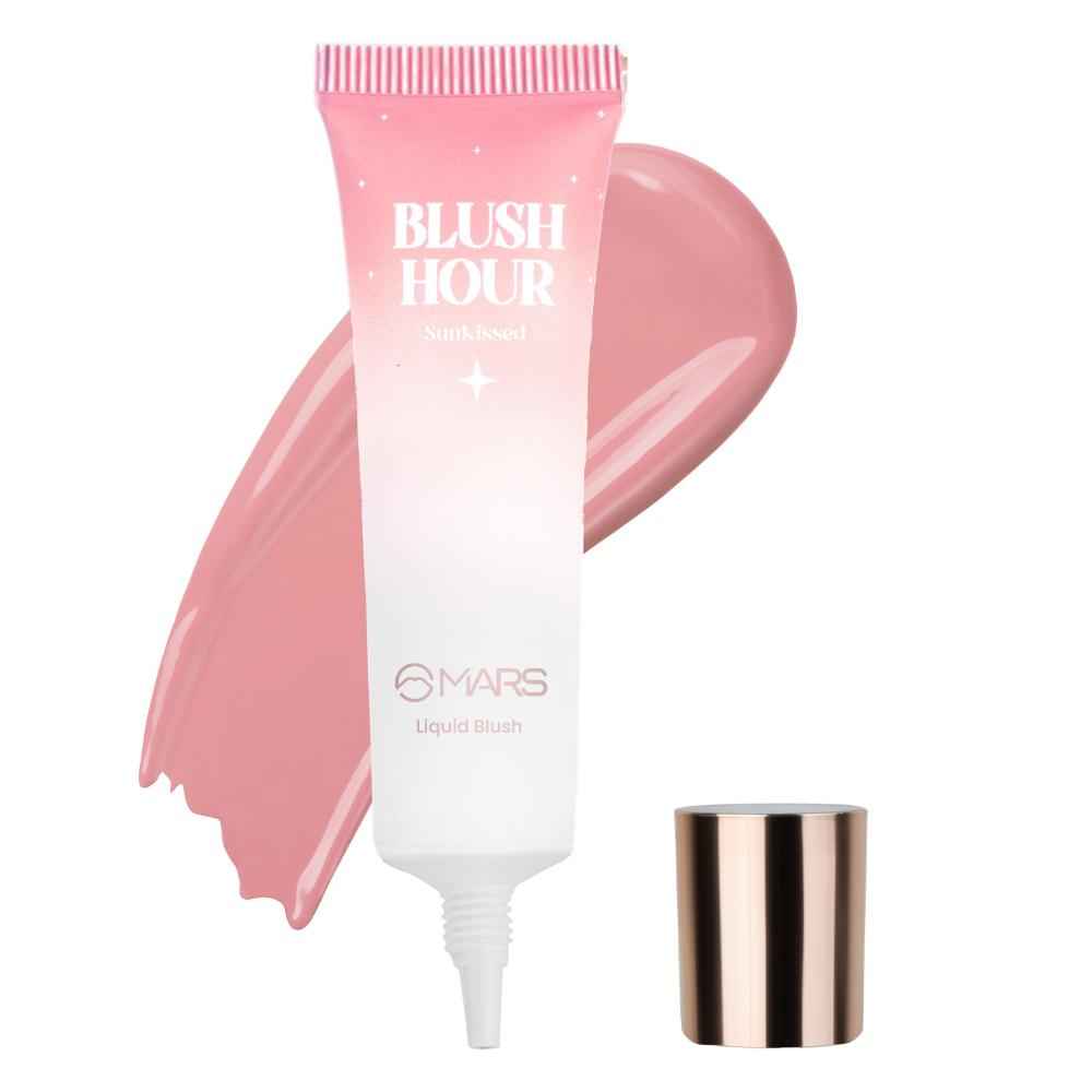 Buy MARS Liquid Blush Hour | Dewy-Matte Finish | Highly Pigmented | Lightweight & Long-Lasting Formula | Effortless Application (12 ml) (03-SUNKISSED) - Purplle