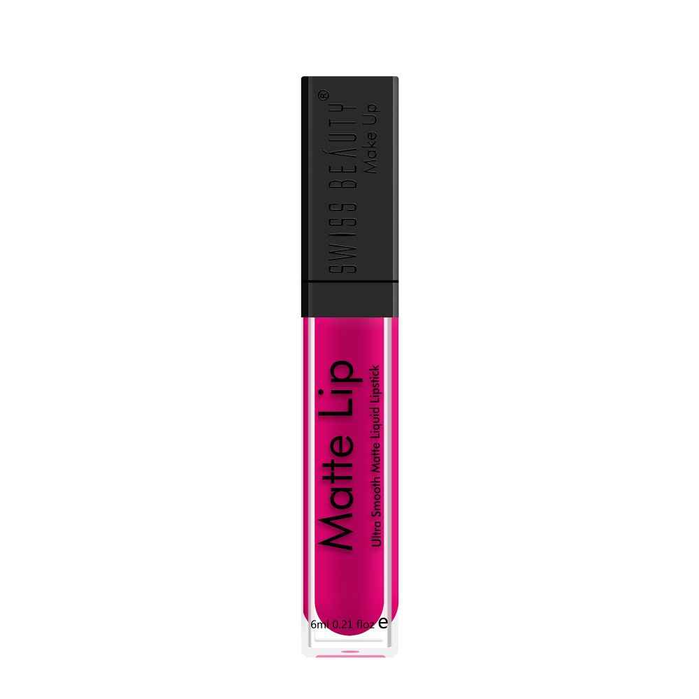 Buy Swiss Beauty Ultra Smooth Matte Lip Liquid Lipstick Color Stay - fire red (6 ml) - Purplle