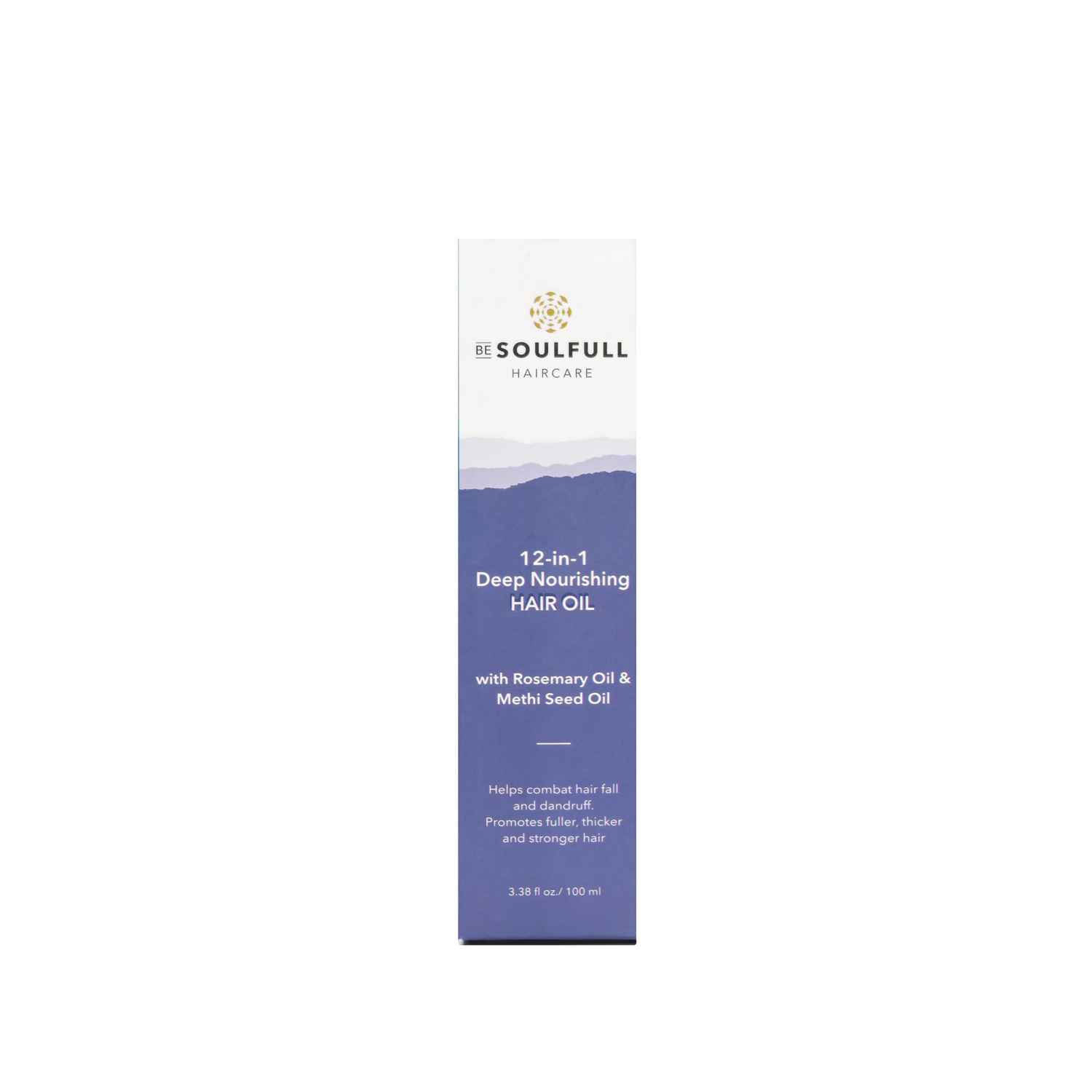 Buy Be Soulfull 12-in-1 Deep Nourishing HAIR OIL - 100ml/1.76 Fl. With Rosemary oil & Methiseed oil, for stronger, thicker & fuller hair - Purplle