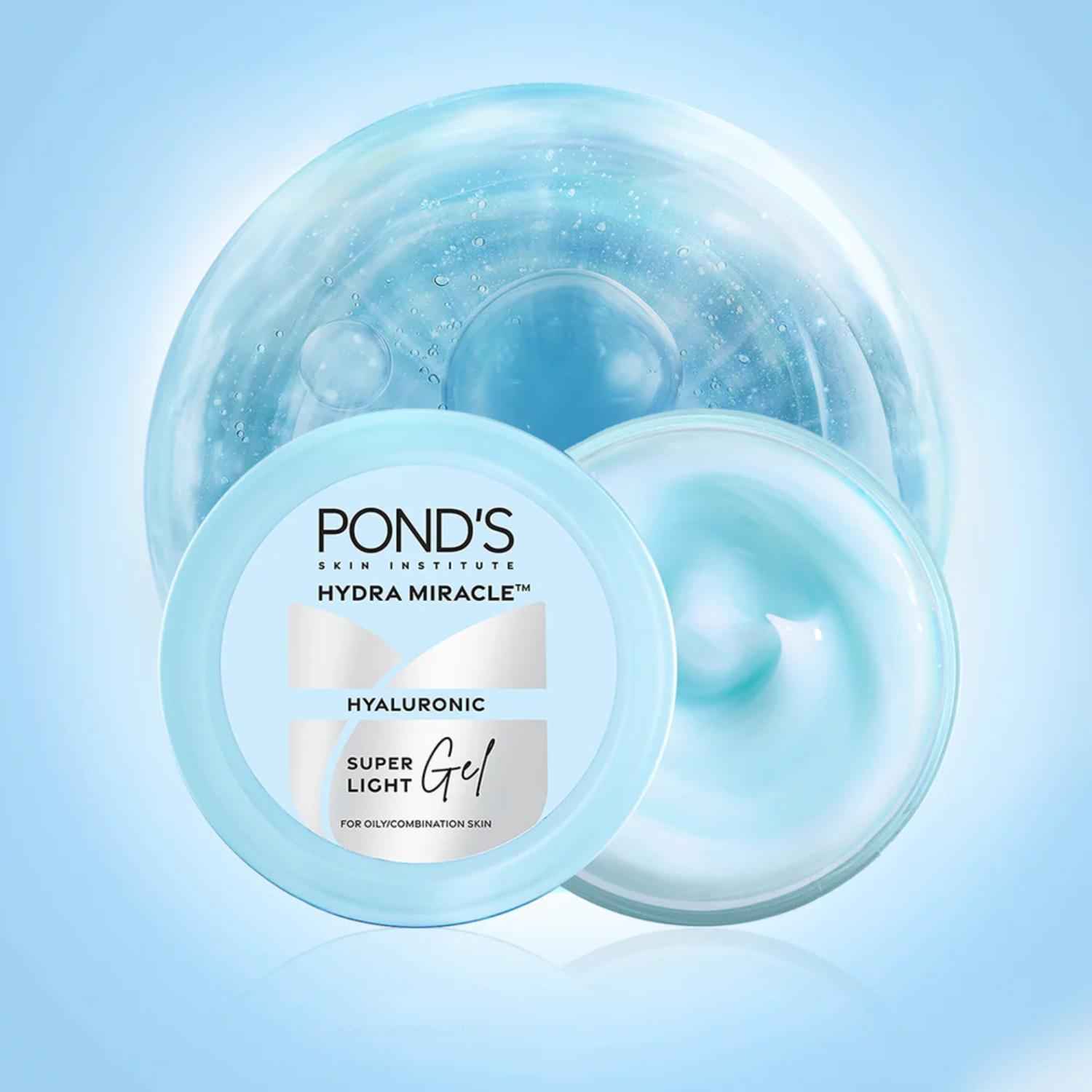 Buy Ponds Super Light Gel Moisturiser, Oil-Free Moisturiser, 25 gm - Purplle