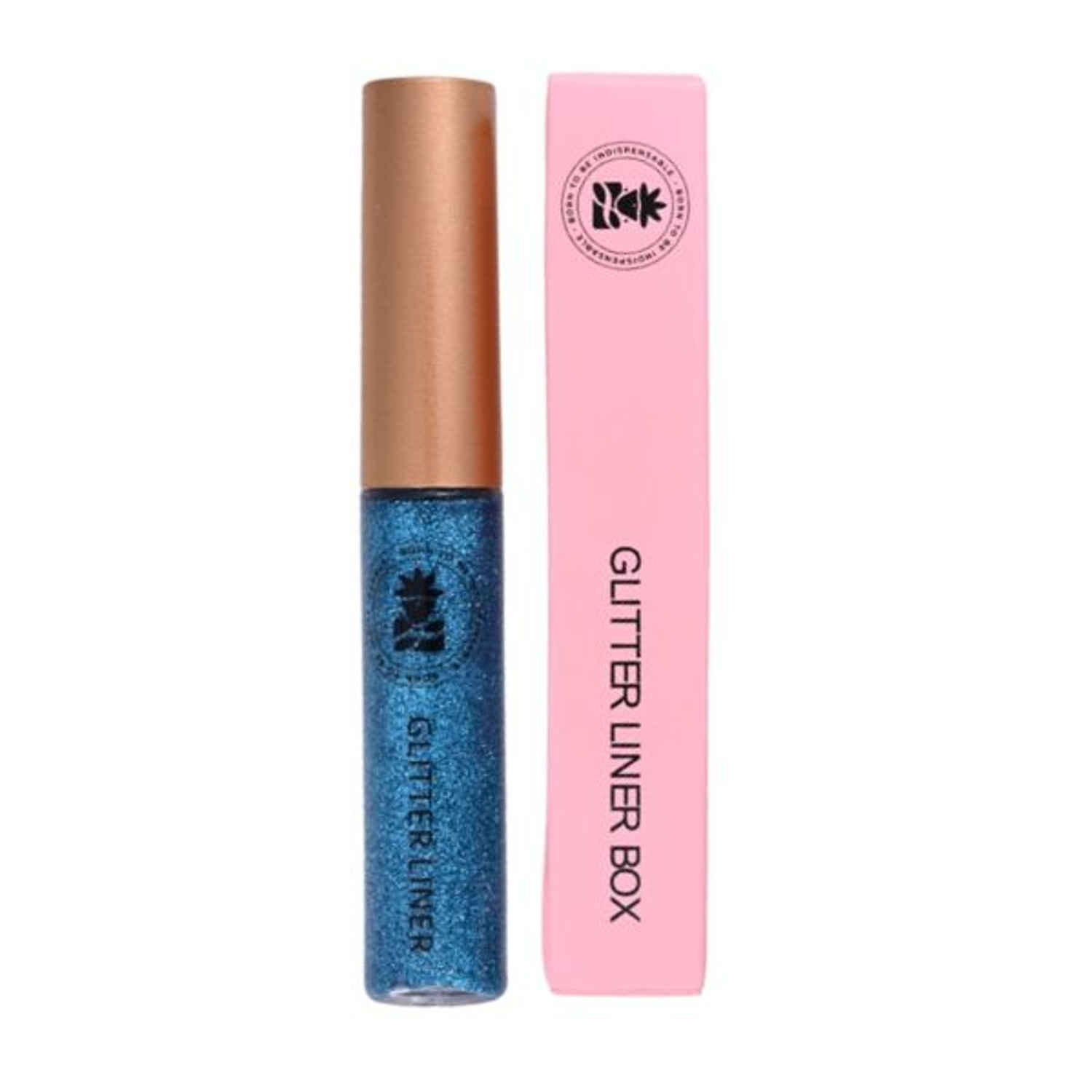 Buy B.O.B.I Blue Glitter eyeliner-5 ml - Purplle