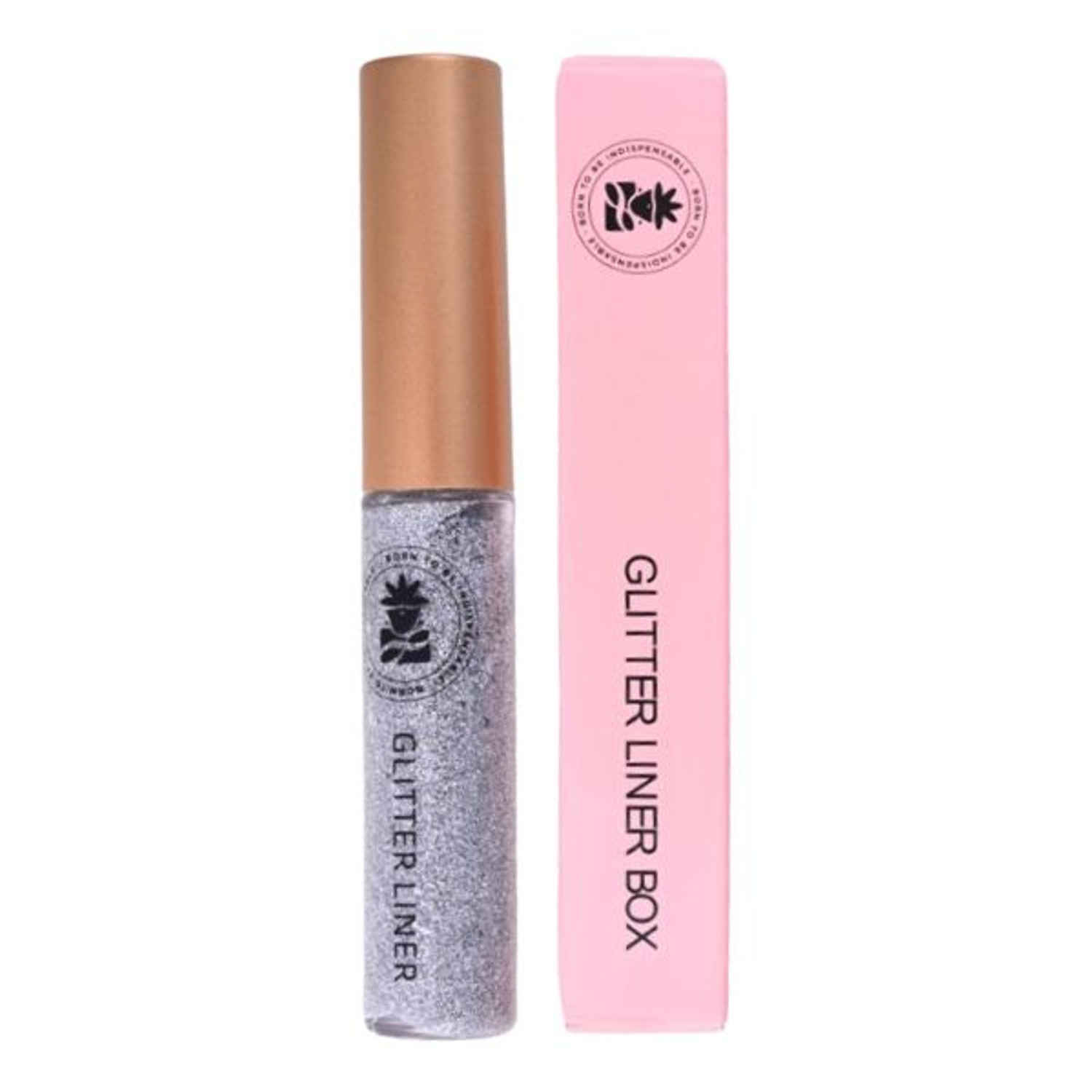 Buy B.O.B.I Silver Glitter eyeliner - 5 ml - Purplle