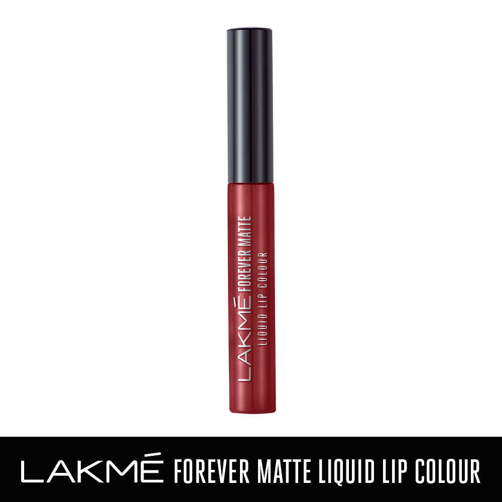Buy Lakme Forever Matte Liquid Lip 35 Rose Wood 5.6 ml - Purplle