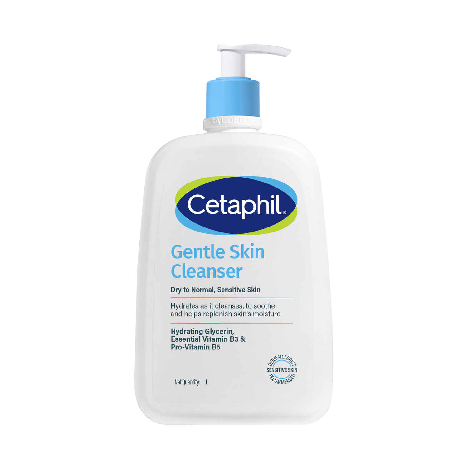 Buy Cetaphil Gentle Skin Cleanser Dry to Normal , Sensitive skin 1000 ml - Purplle