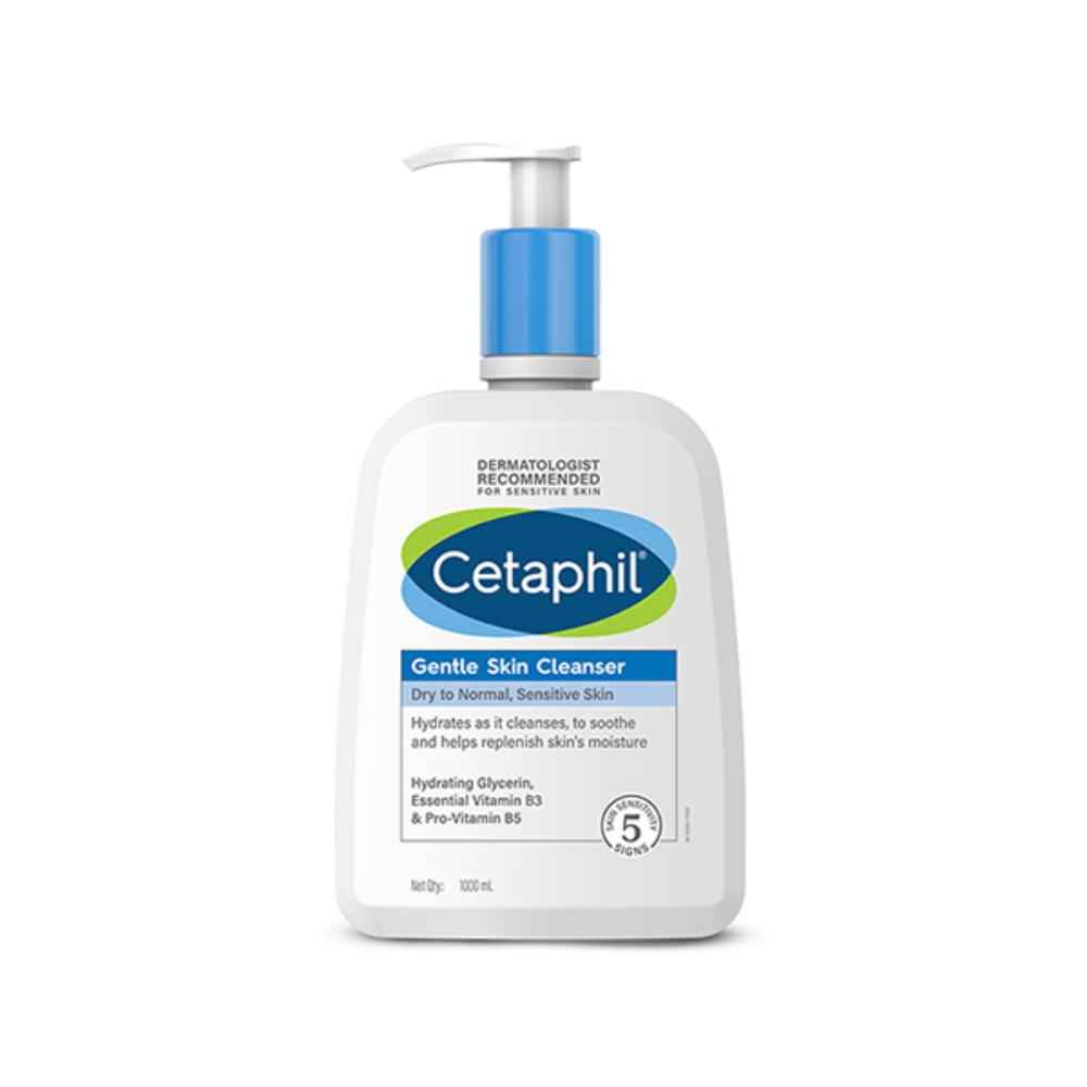 Buy Cetaphil Gentle Skin Cleanser Dry to Normal , Sensitive skin 1000 ml - Purplle