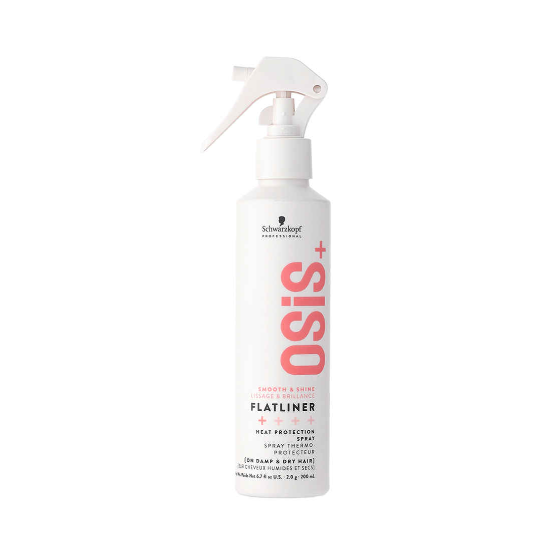 Buy Schwarzkopf Professional OSiS+ Flatliner Heat Protection Spray | For Daily Styling | Heat Protection Upto 230°C | For Anti-Frizzy Hair | Non sticky and Humidity Protection | 200 ml - Purplle