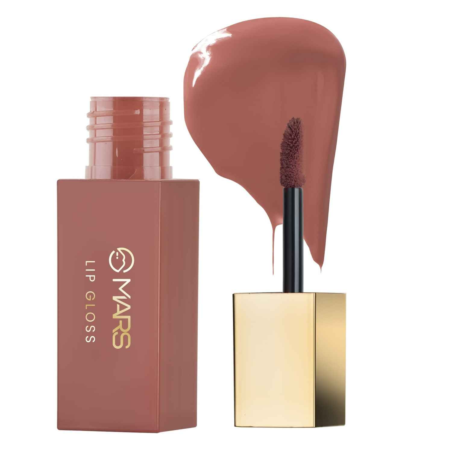 Buy MARS Golden Era CineMagic Lip Gloss | Highly Pigmented | Long-Lasting Upto 12 Hours | Transfer-Proof and Smudging-Proof | Instant High Shine Gloss | Comfortable Wear (2 ml) (01-NOOR) - Purplle