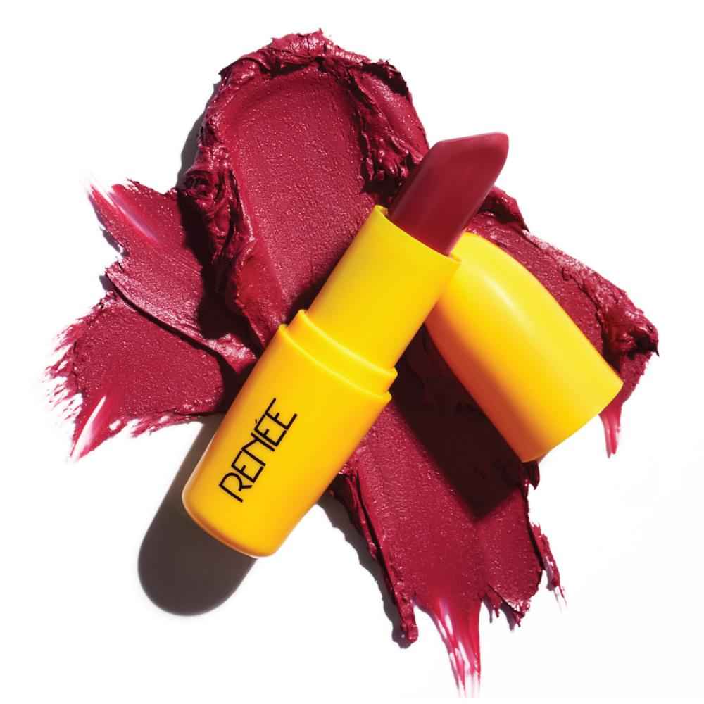 Buy RENEE Everyday Matte Lipstick 01 Jam, Lightweight & Long Lasting, Intense Color Payoff with Creamy Matte Finish, Enriched with Vitamin C, Hyaluronic acid & SPF 30, 3 gm - Purplle