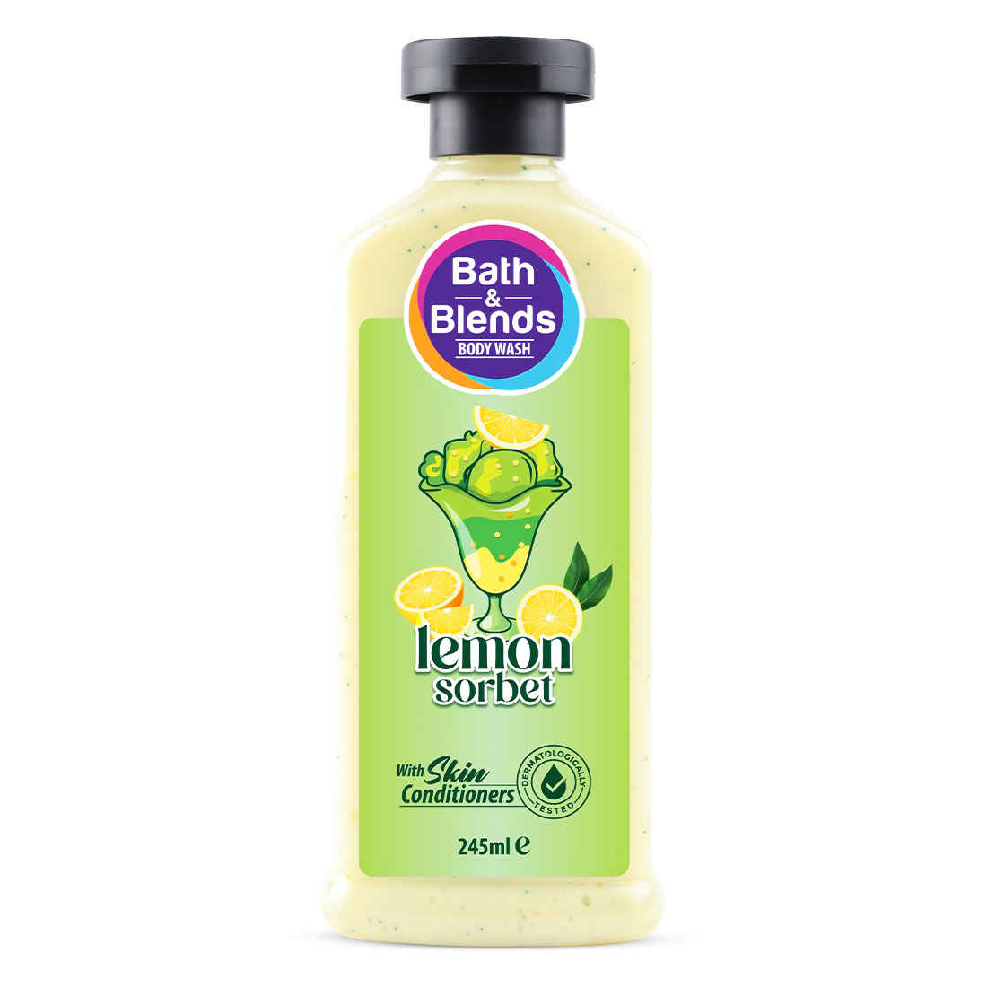 Buy Bath & Blends Lemon Sorbet Body Wash|Hydrate and Moisturize Skin|No Paraben | 245 Ml - Purplle