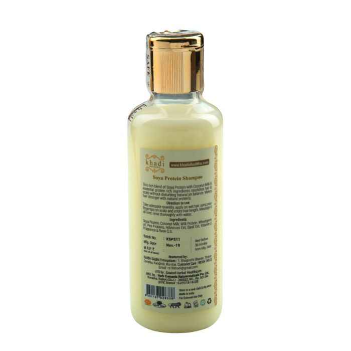 Buy Khadi Shuddha Soya Protein Shampoo (210 ml) - Purplle