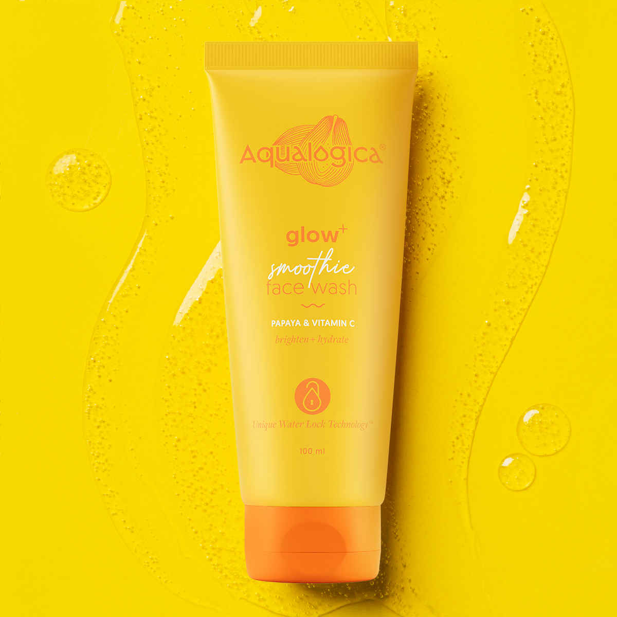 Buy Aqualogica Glow+ Smoothie Face Wash with Papaya & Vitamin C for Glowing Skin - 100 ml - Purplle