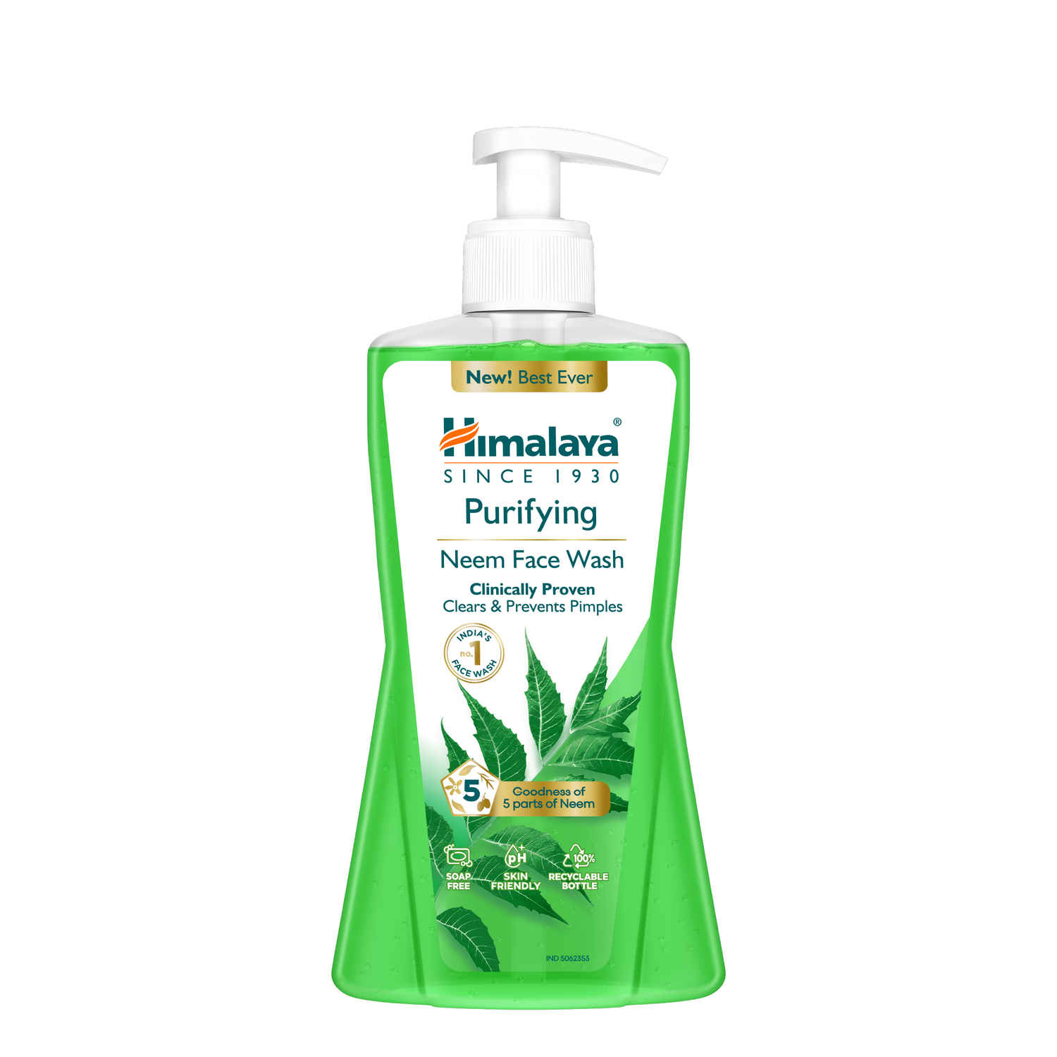 Buy Himalaya Purifying Neem Face Wash|Clinically proven to fight against acne and pimples|Gently cleanses|100% naturally derived Neem|Works from 1st wash|For both men and women|400 ml - Purplle