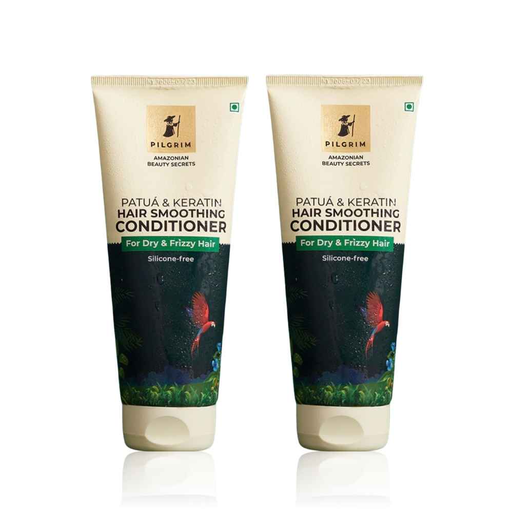 Buy Pilgrim Patua Smoothing Conditioner Pack Of 2 (200ml * 2) - Purplle