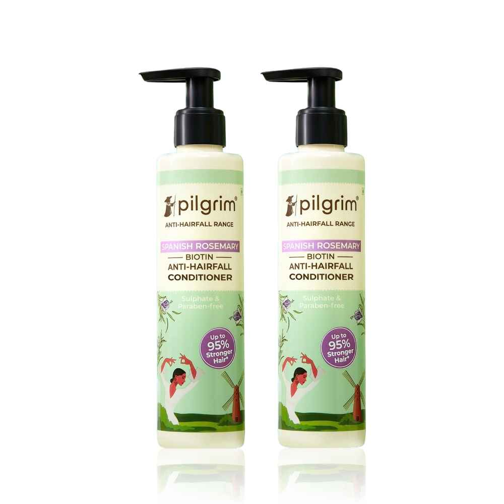 Buy Pilgrim Spanish Rosemary & Biotin Anti-Hairfall Conditioner - Pack of 2 (200ml*2) - Purplle