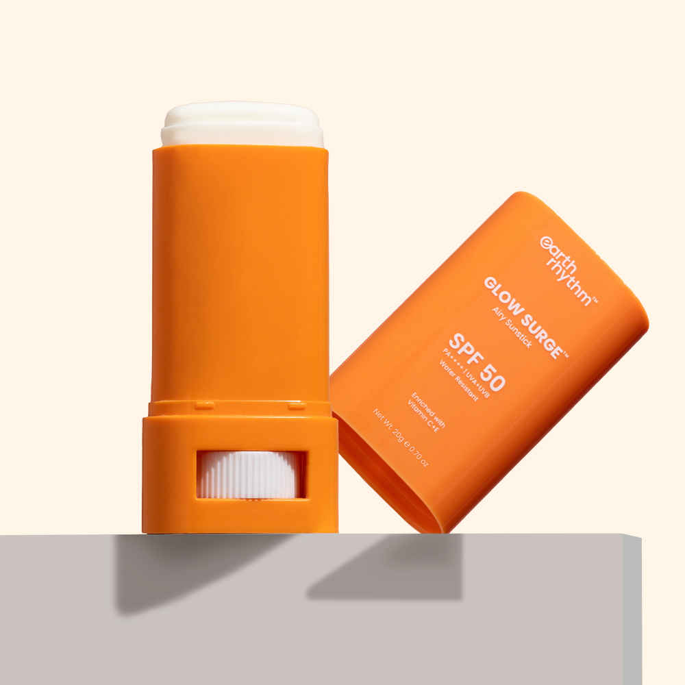 Buy Earth Rhythm Glow Surge Airy Sunstick SPF 50 - 20gm - Purplle