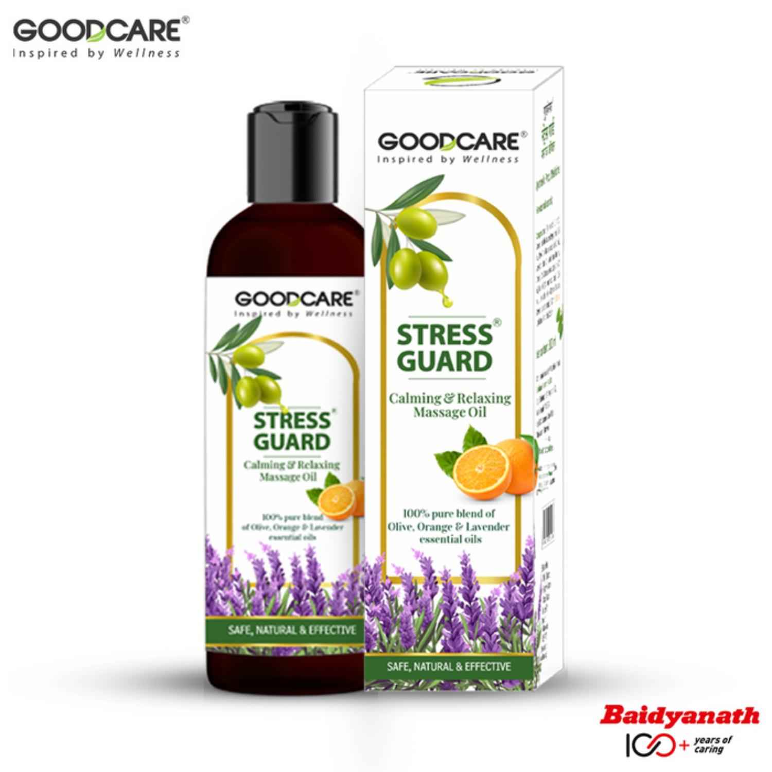 Buy GOODCARE Ayurvedic Stress Guard Massage Oil For Ultimate Stress Reliever 100 ml - Purplle