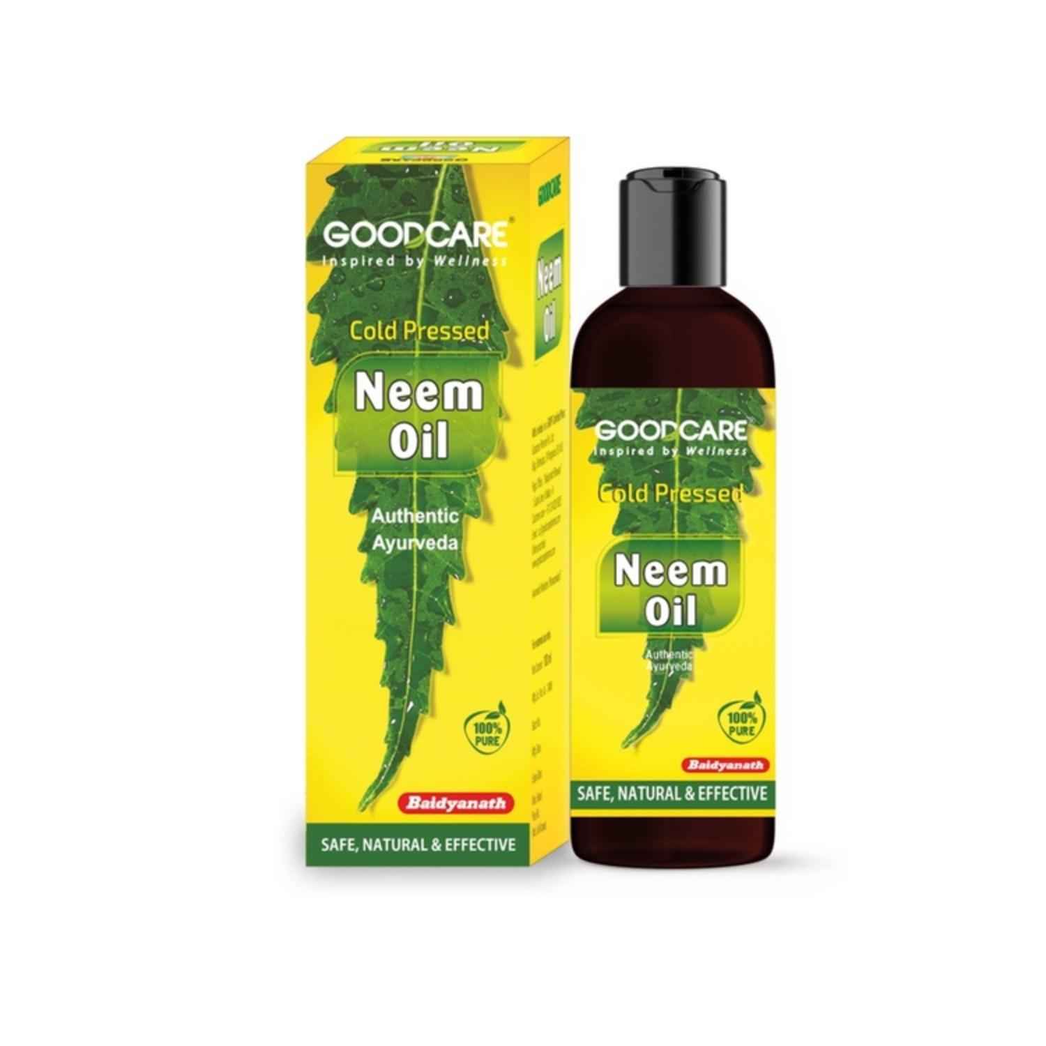 Buy GOODCARE Ayurvedic Cold Pressed Neem Oil with Skin Healing Properties 100ml - Purplle
