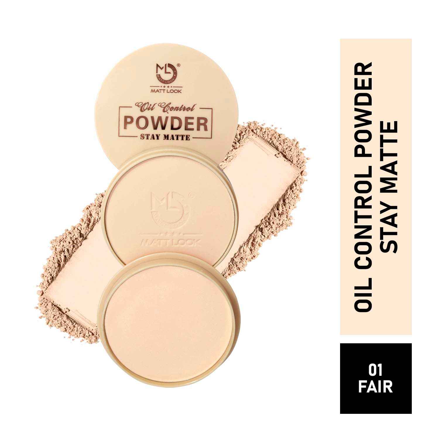 Buy Mattlook CC Oil Control Powder Stay Matte, Fair (20 gm) - Purplle
