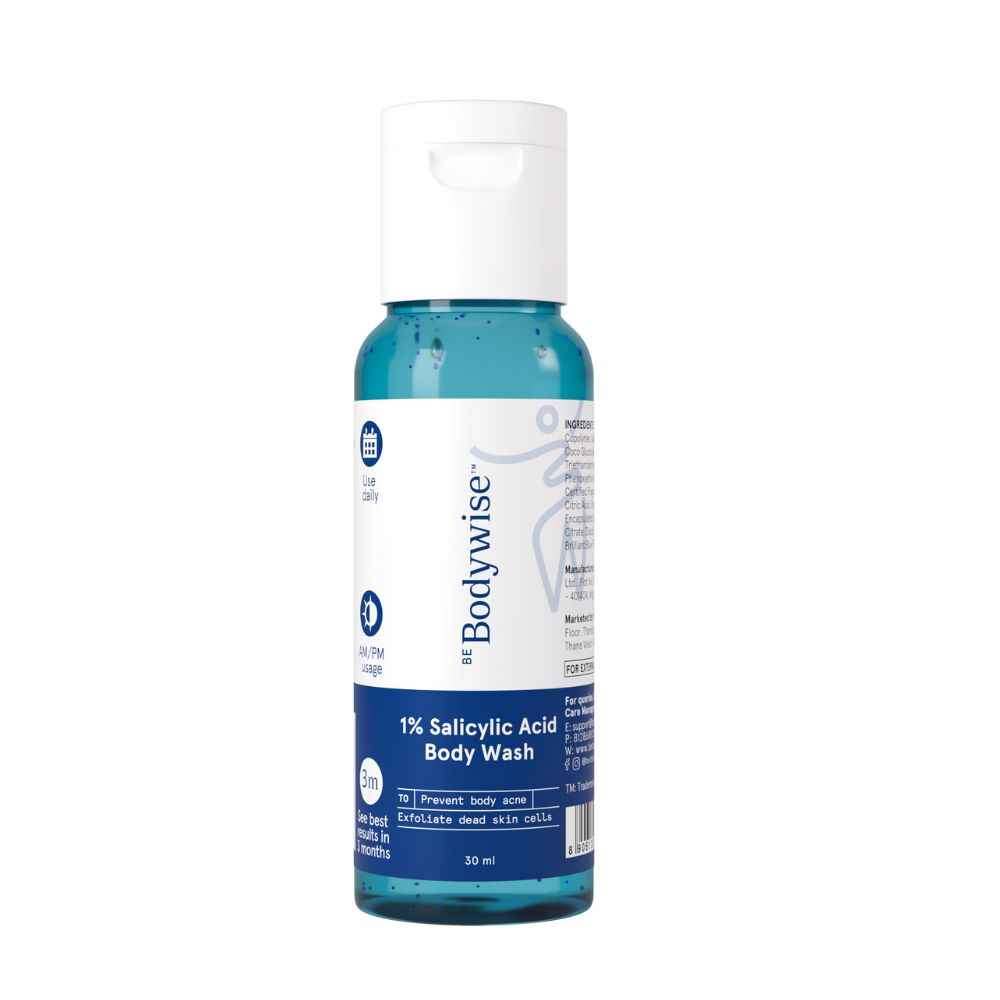 Buy Be Bodywise 1% Salicylic Acid Body Wash Sampler - 30ml - Purplle