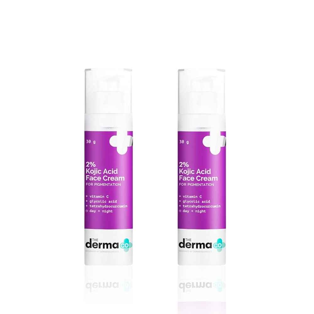 Buy The Derma Co. 2% Kojic Acid Cream with Vitamin C & Glycolic Acid For Pigmentation - 30g*2 Pack of 2 - Purplle