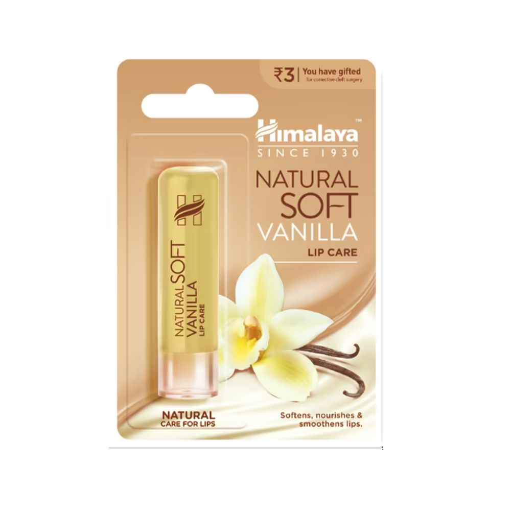 Buy Himalaya Herbals Natural Soft Vanilla Lip Care (4.5 gm) - Purplle