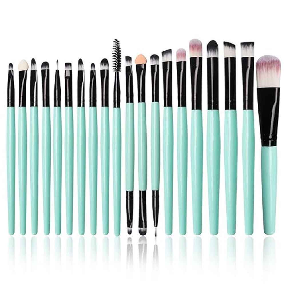Buy Ronzille Makeup Brush Set Of 20 Pcs Blue - Purplle
