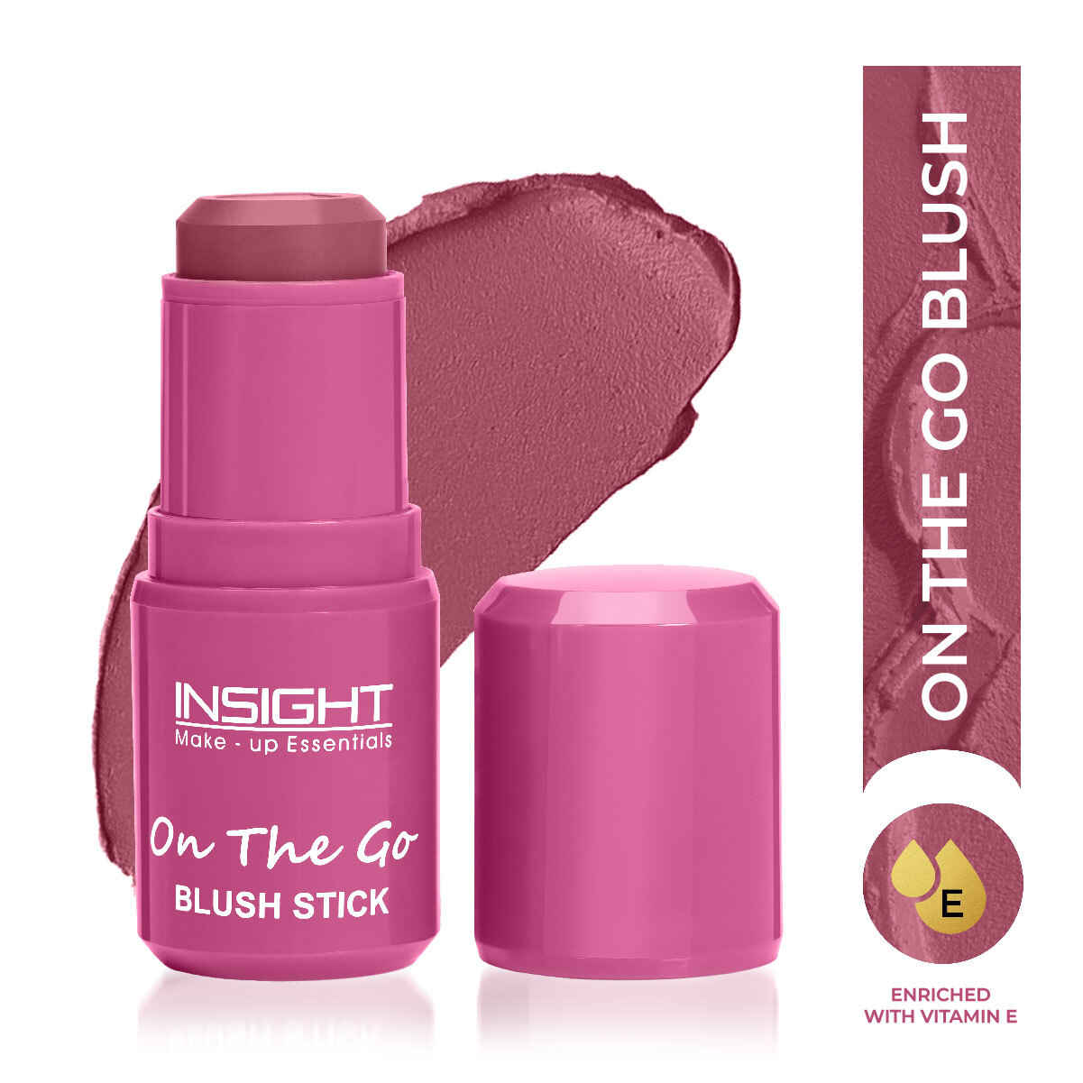 Buy Insight Cosmetics On The Go Blush Stick - Plum Squash 6.5 gm - Purplle