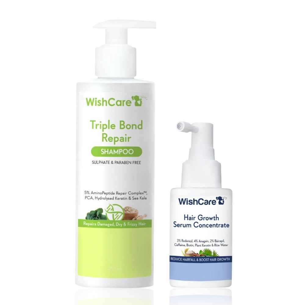 Buy Wishcare Hair Repair & Growth Combo (Growth Serum 30 ml + Shampoo 250 ml) - Purplle